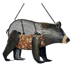 BROWN BEAR MESH BIRD FEEDER