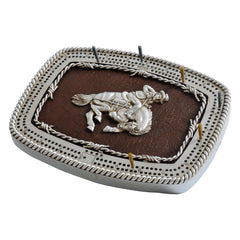 BRONCO BUCKLE CRIBBAGE BOARD