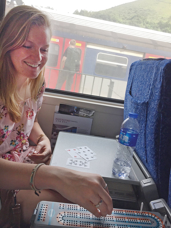 BACKPACK CRIBBAGE BOARD