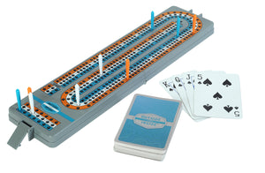 Travel Size Cribbage Board Set- Outside Inside Games