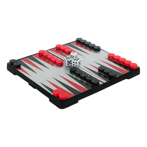 TRAVEL SIZE BACKGAMMON - OUTSIDE INSIDE GIFTS
